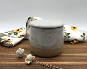 French Butter Crock, Handmade Butter Keeper, Ceramic Butter Dish, Wheel Thrown Butter Crock, House Warming Gift, gift for Home Cook.