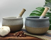 Mortar and Pestle, Wheel Thrown Pottery, Pottery Mortar and Pestle, Ceramic Mortar and Pestle, Stoneware Mortar and Pestle, Housewarming