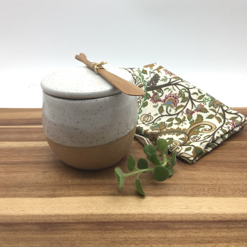 French Butter Crock. Handmade Butter Keeper. Ceramic Butter Etsy