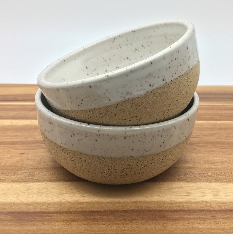 Mini Bowls Set of 2 Pottery Gift Snack & Dip Bowls Tapas Etsy