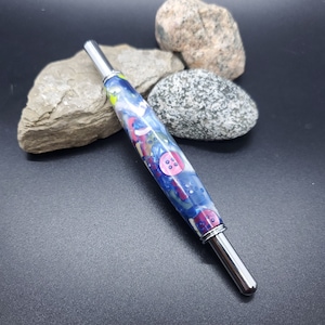 Blue and White Buttons custom handmade seam ripper