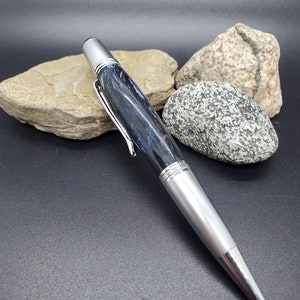 Diamond Cast "Smoke on the Water" custom handmade pen.