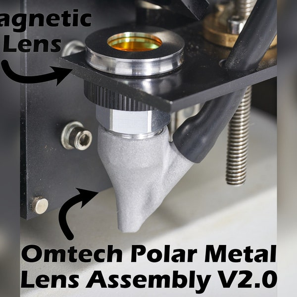 Upgraded Full Metal Lens Assembly V2.0 for Omtech Polar and Gweike Cloud