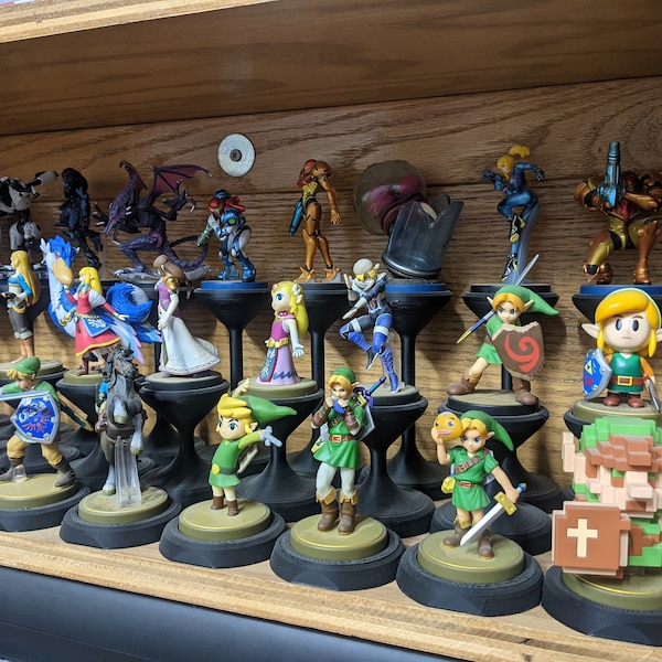 Nintendo Amiibo Display Stands - Modular and Customizable