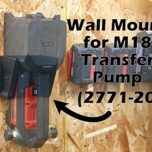 Milwaukee Tool M18 Transfer Pump Wall Mount Storage Organization 2771-20