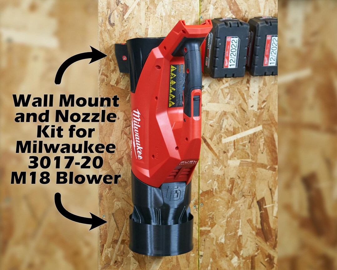 Milwaukee M18 FUEL Blower: Wall Mount & Compact Venturi Nozzle Kit