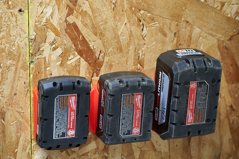 Milwaukee Tool M18 Battery Holder Mount Rack image 5