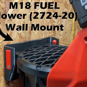 Milwaukee Tool M18 FUEL Leaf Blower Wall Mount Storage Organization 2724-20