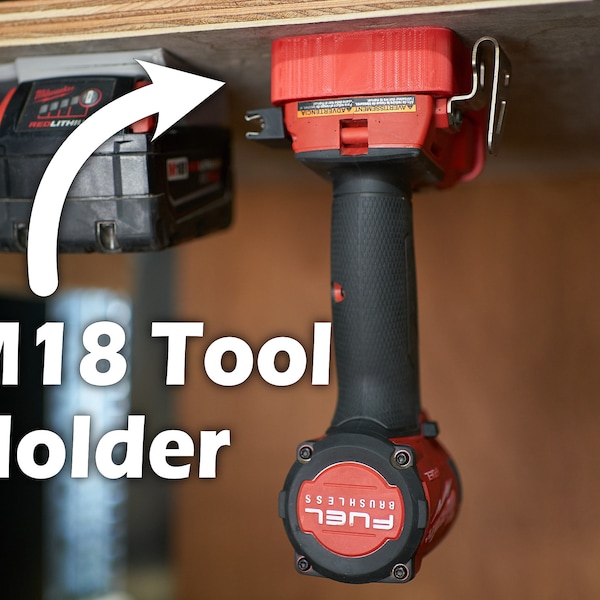 Milwaukee Tool M18 Tool Holder with Active Retention Organization and Storage