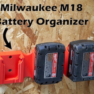 Milwaukee Tool M18 Battery Holder Mount Rack