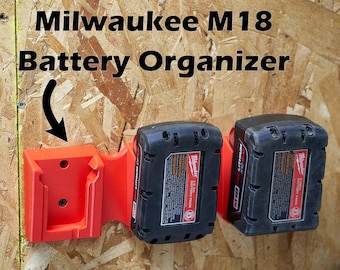 Milwaukee Tool M18 Battery Holder Mount Rack
