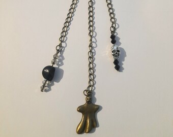 Handgemaakte bronskleurige metalen Witchy Pagan-sleutelhangers, vele stijlen of aangepaste bestellingen Welkom!