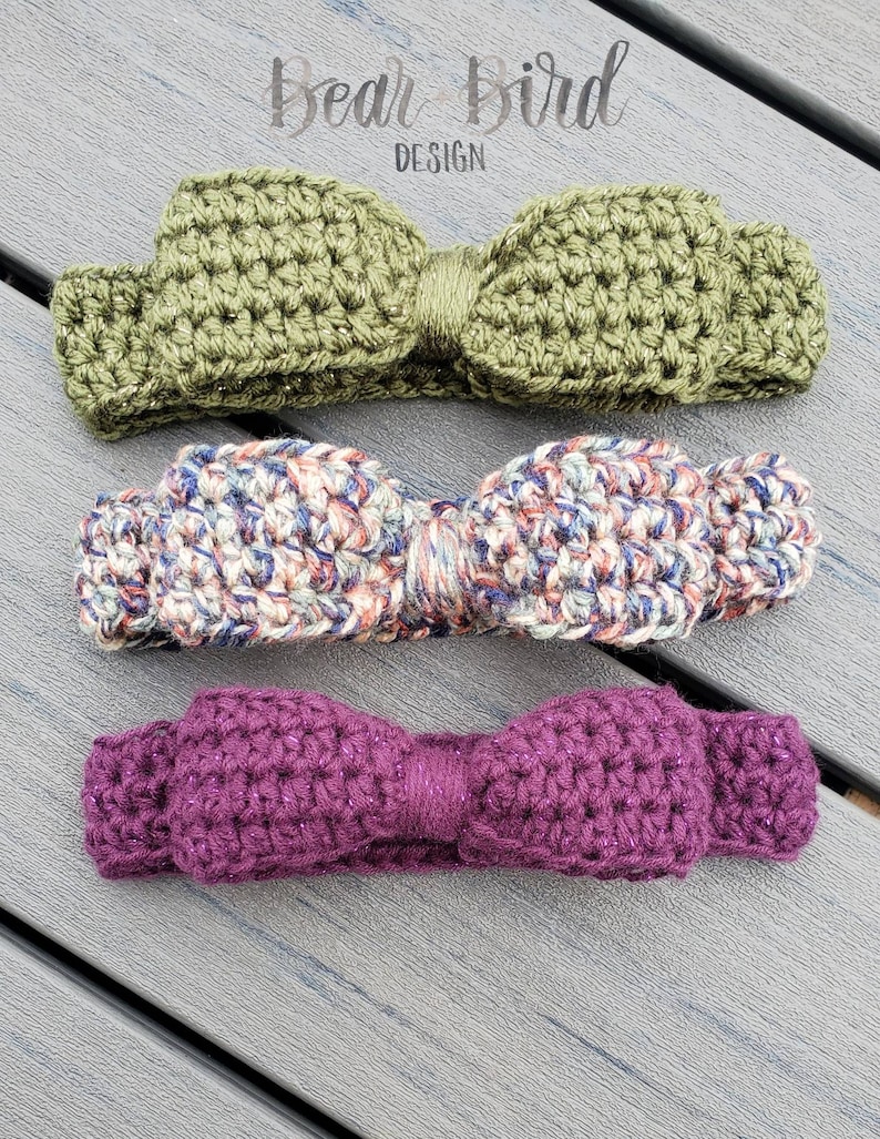 Baby Ear Warmers Fall Newborn Photo Prop Crochet Baby Bow Headband Baby Accessories Baby Shower Gift Toddler Custom Crochet