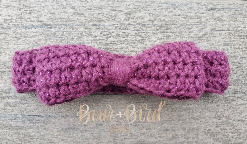 Baby Ear Warmers Fall Newborn Photo Prop Crochet Baby Bow Headband Baby Accessories Baby Shower Gift Toddler Custom Crochet