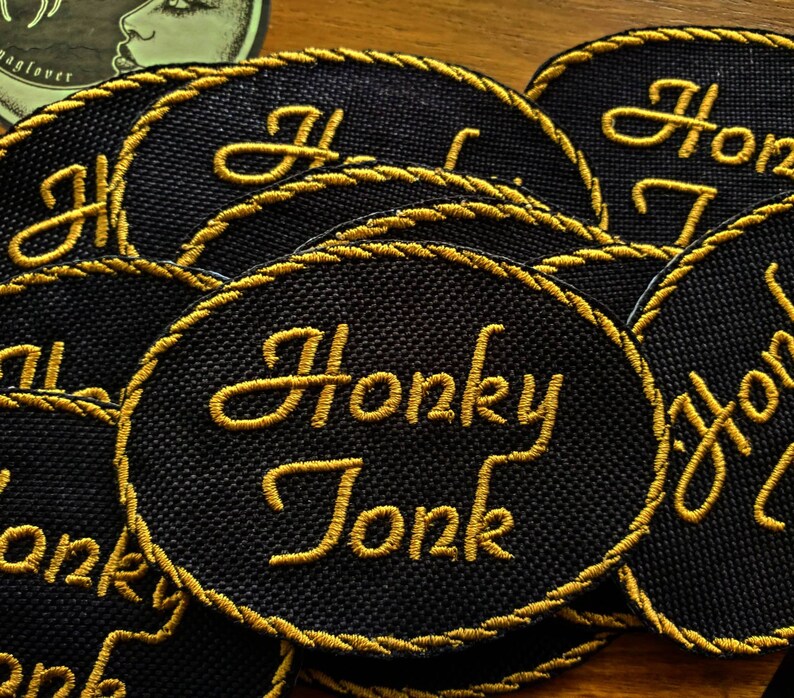 Vintage inspirierter Honky Tonk Aufnäher Etsy.de