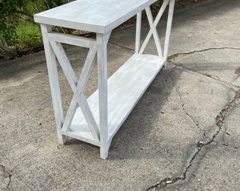 Entry Table Shabby Chic