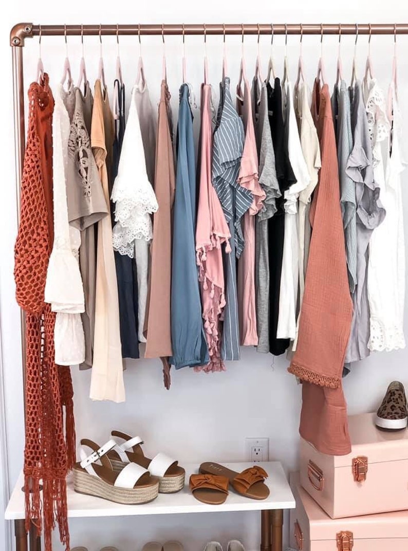 Standard Gold Rolling Rack Etsy