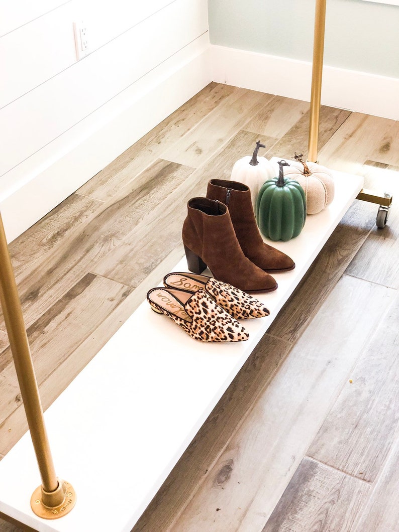 Standard Gold Rolling Rack Etsy