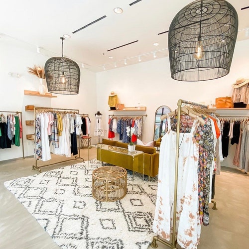 Standard Gold Rolling Rack Etsy