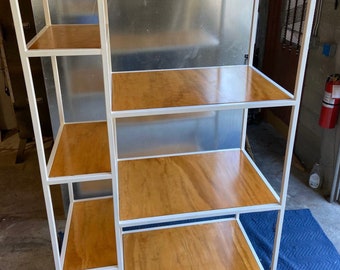 Custom shelving cubby unit