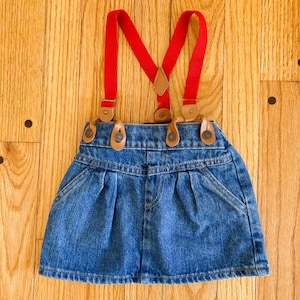 Baby Denim Skirt Etsy