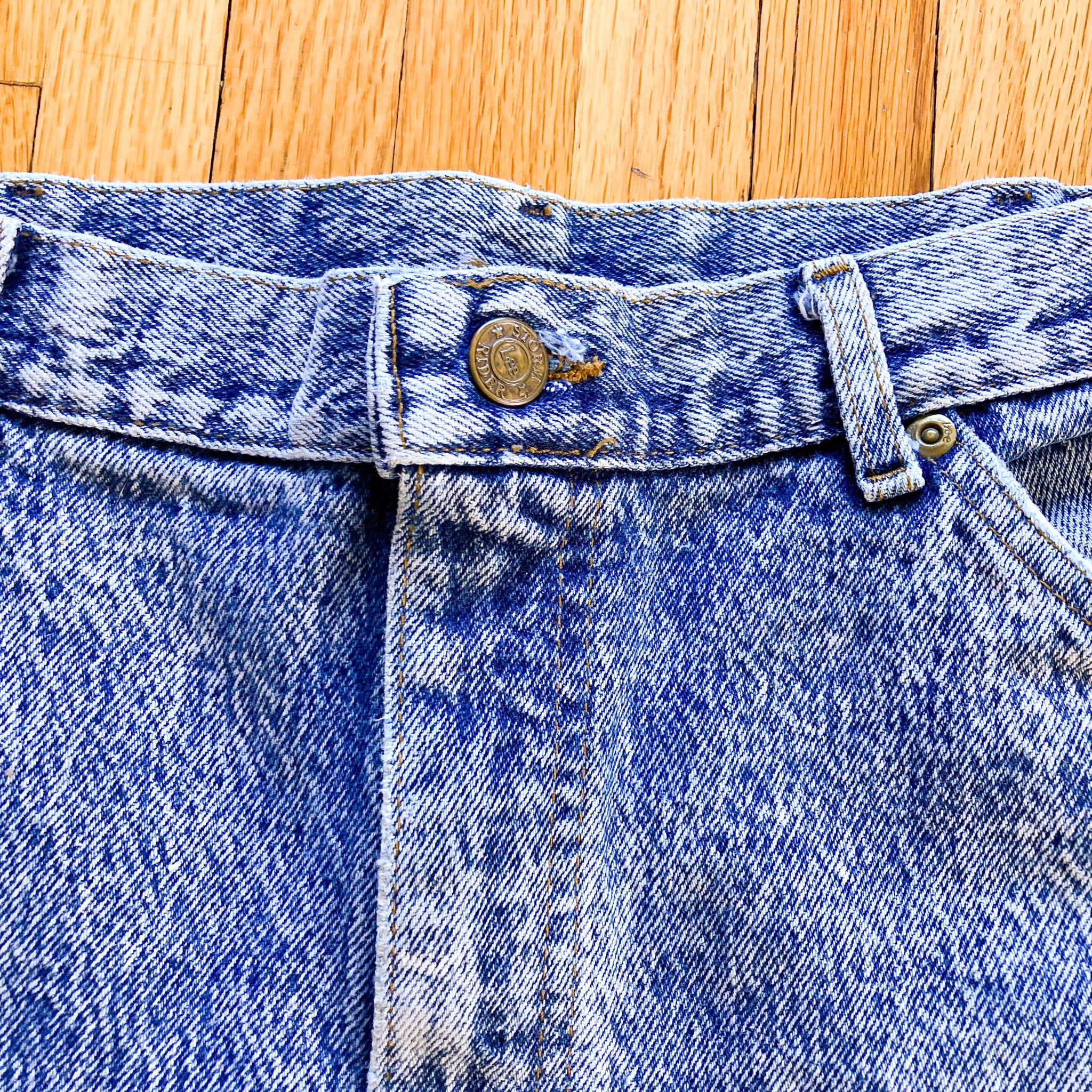 80er Jahre hoch taillierte Säure waschen Jeans von Lee | Etsy