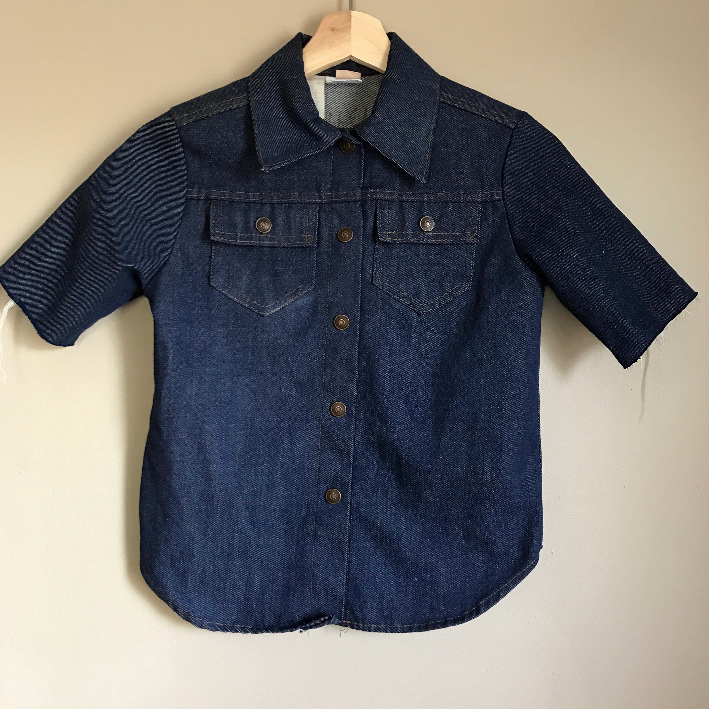 70s Jcpenney super Denim Raw Hem Short 