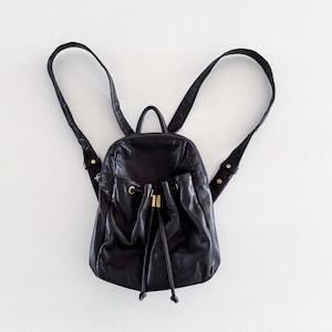 90s Mini Leather Backpack - Etsy 90s Mini Leather Backpack - Etsy