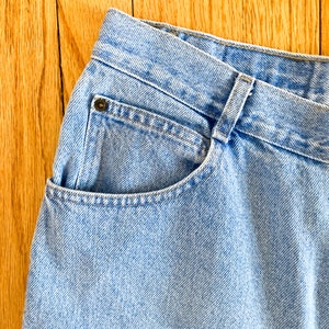 90s Gitano Light Blue Wash Denim High Waisted Jeans Large/33 to 34 Waist image 6