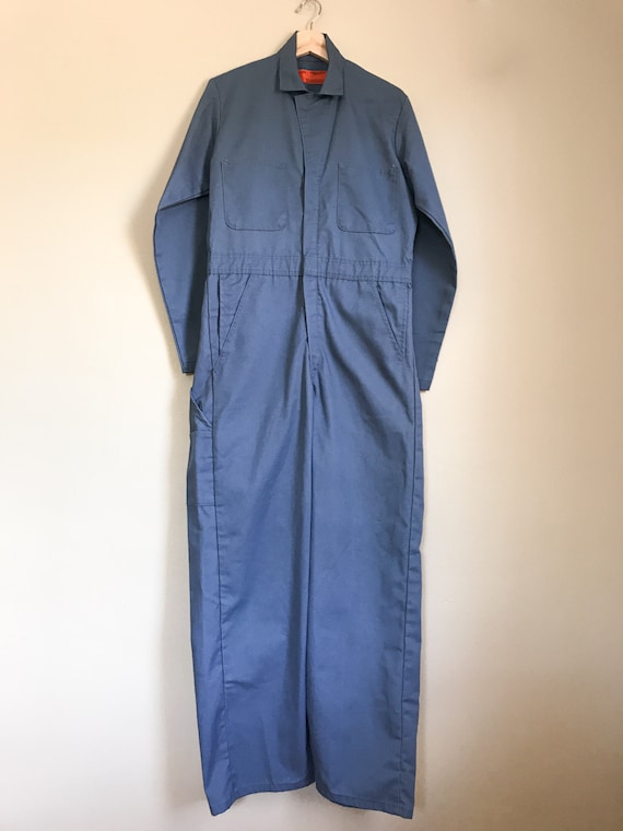 60s Blue Workwear Coveralls | Large
