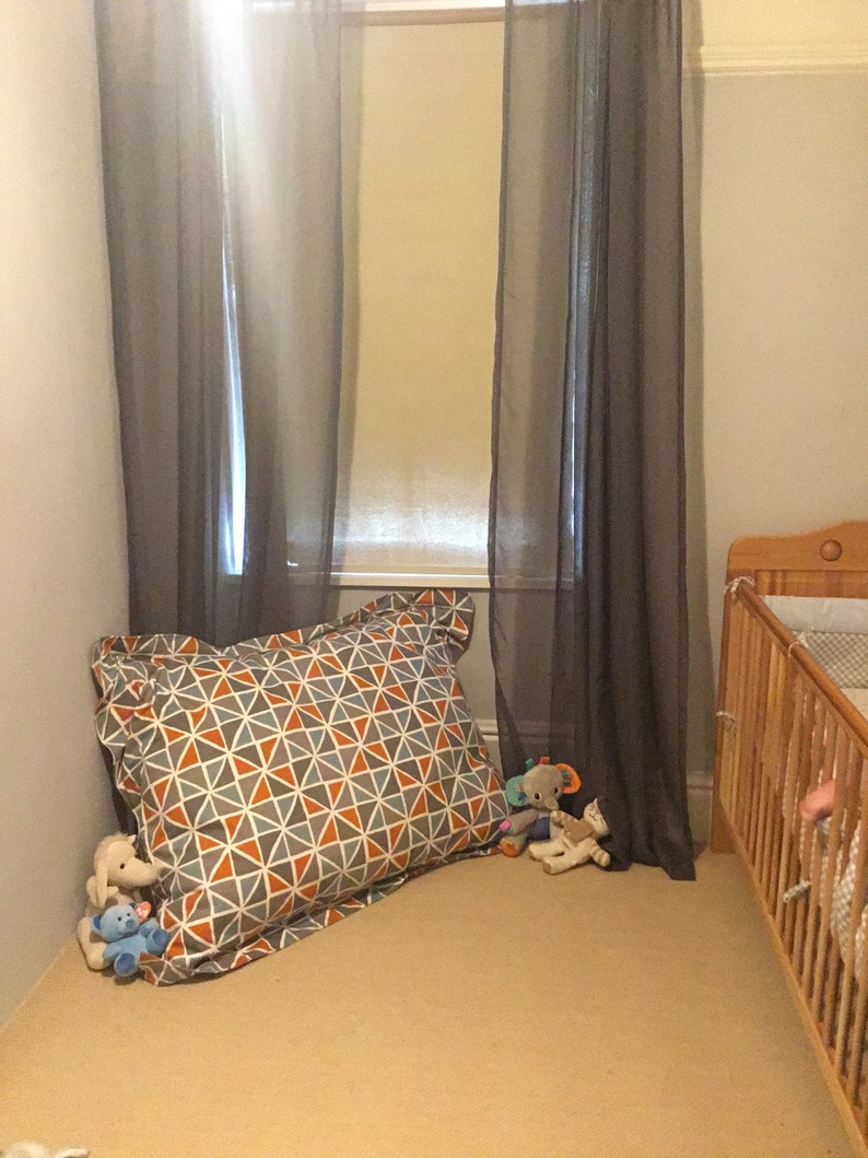 Big Nursery Oxford Beanbag Floor Cushion available in different styles!