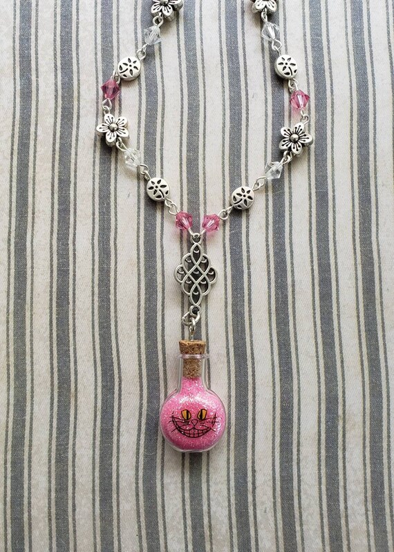 Cheshire Cat Necklace Swarovski Crystal Alice In Wonderland White Rabbit - Cheshire Cat Pendant Swarovski Cheshire Cat Necklace Swarovski Crystal Alice In Wonderland White Rabbit - Cheshire Cat Pendant Swarovski