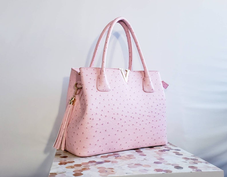 Pink purse Pink purses Candy pink purse Vegan leather pink purse Gift for her Cotton candy pink purse Large pink purse
