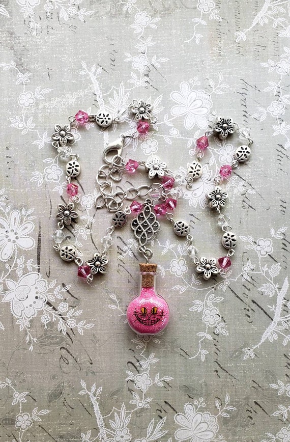 Cheshire Cat Necklace Swarovski - Cheshire Cat Pendant Swarovski Cheshire Cat Necklace Swarovski - Cheshire Cat Pendant Swarovski