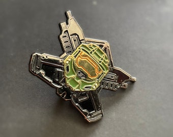 Cyborg Enamel Pin