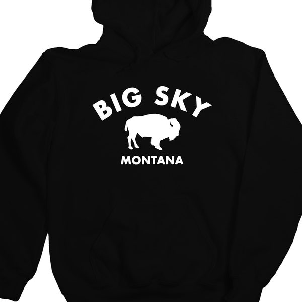 Big Sky Montana Unisex Pullover Hoodie Sweatshirt