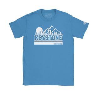 Keystone Colorado Unisex T-Shirt, Rocky Mountain CO Skiing Gift, Matching Vail T-Shirts for Men Women & Couples, Premium Keystone Shirts