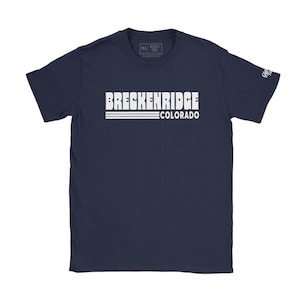 Breckenridge Colorado T-Shirt, Ski, Breck, Breckenridge, CO, Shirt, Town of Breck, CO, Mountain, Gift, Love, Skiing, Snowboarding, Breck Tee
