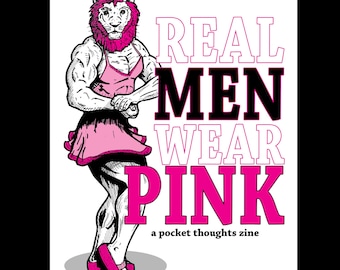 Real Men Wear Pink Zine: Comic Art, Masculinity Inclusivity