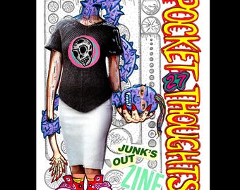 Pocket Thoughts Zine #27: Weird Collage Art, Cut n' Paste