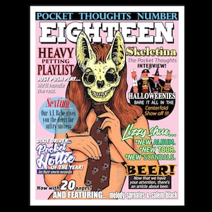 Pocket Thoughts #18 Zine: Art, Comics, Sexting Guide
