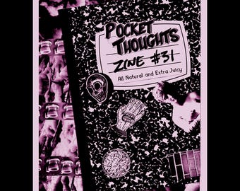 Pocket Thoughts #31 : Collage artistique Perzine sur la fabrication de zine