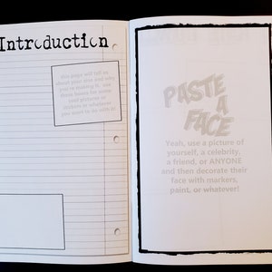 Make Your Own Zine an interactive DIY zine with prompts for writing, drawing, collage, art, poetry, journaling and more image 3