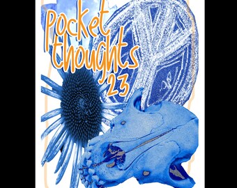 Pocket Thoughts #23 Zine : art, humour, poésie, dinosaures