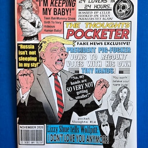 Pocket Thoughts Zine #14: Trashy Tabloid Satire