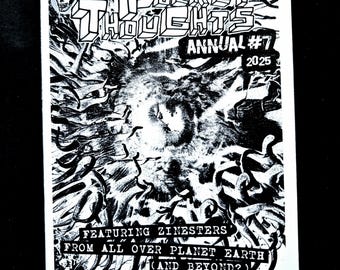 Pocket Thoughts Annuals - Zinester showcase collab zines featuring art, poetry, writing, comics, and more by creators from around the world!