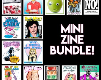 Mini Zine Bundle! Variety of mini zines!