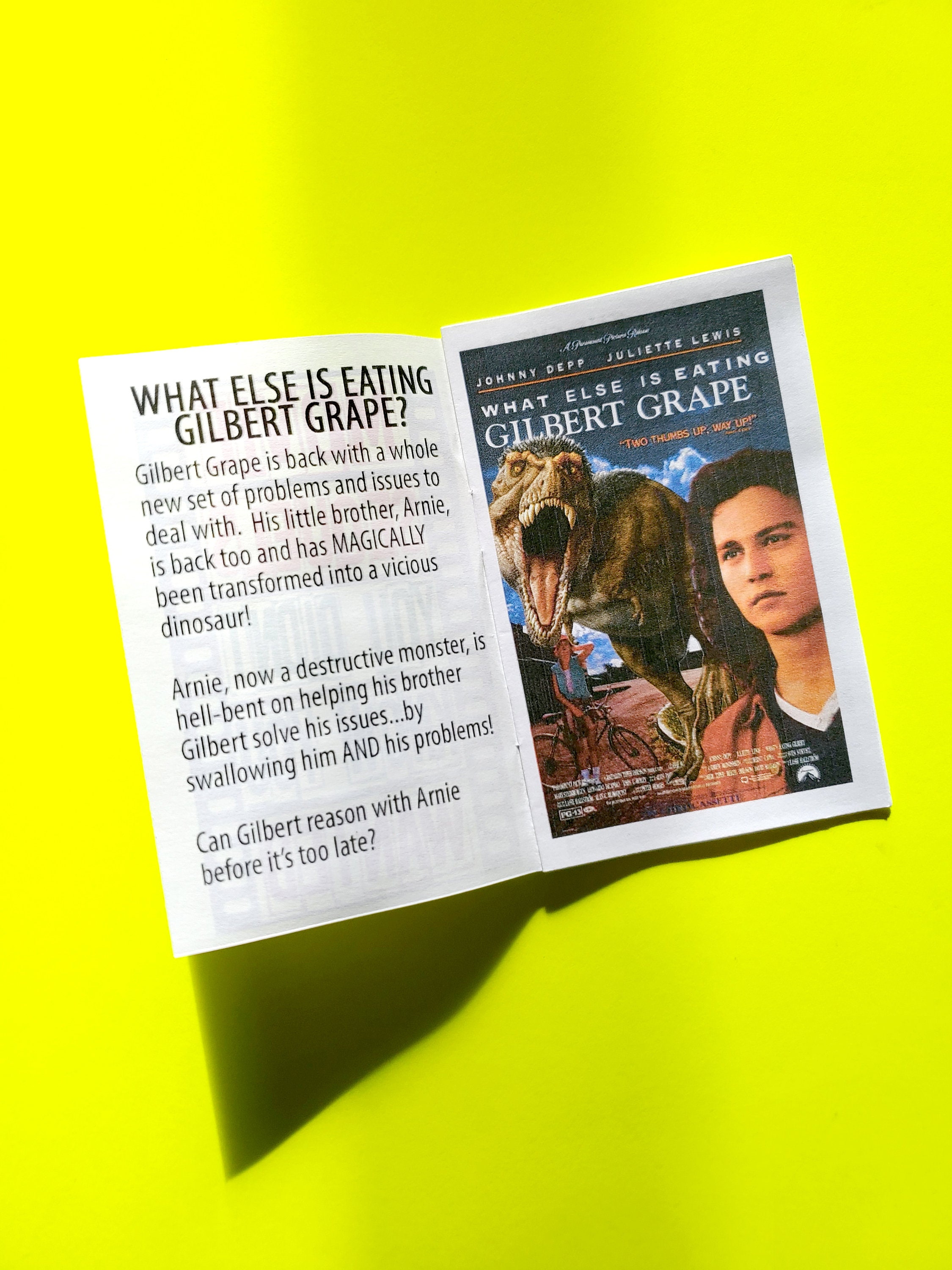 Movie Sequels You Didn't Know You Wanted - Mini Parody Zine