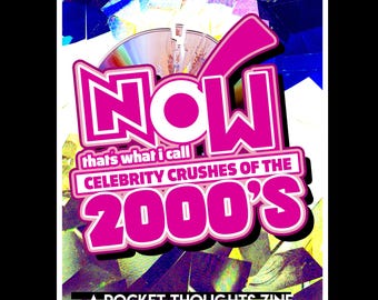 Magazine Celebrity Crushes of the 2000s - illustrations nostalgiques et anecdotes du nouveau millénaire