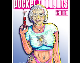 Pocket Thoughts Zine #15 : art, poésie, bandes dessinées